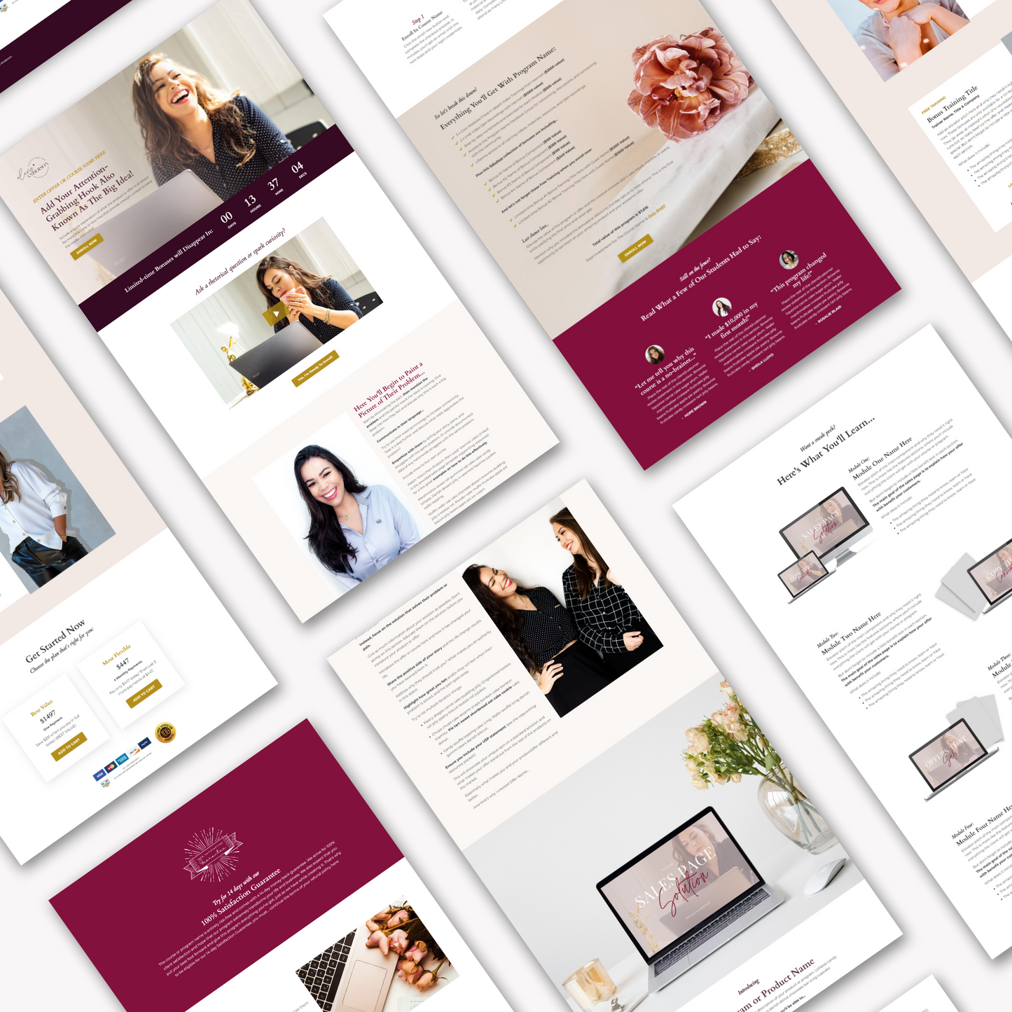 "Alexis" Kajabi Long-Form Sales Page