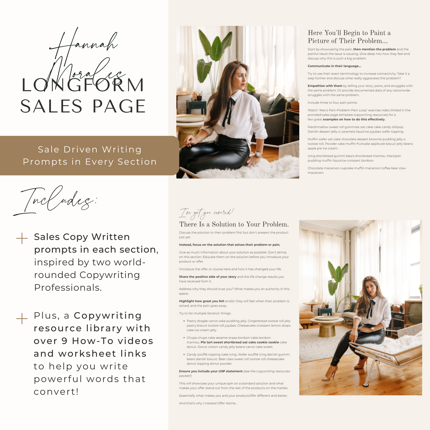 "Hannah" Kajabi Long-Form Sales Page