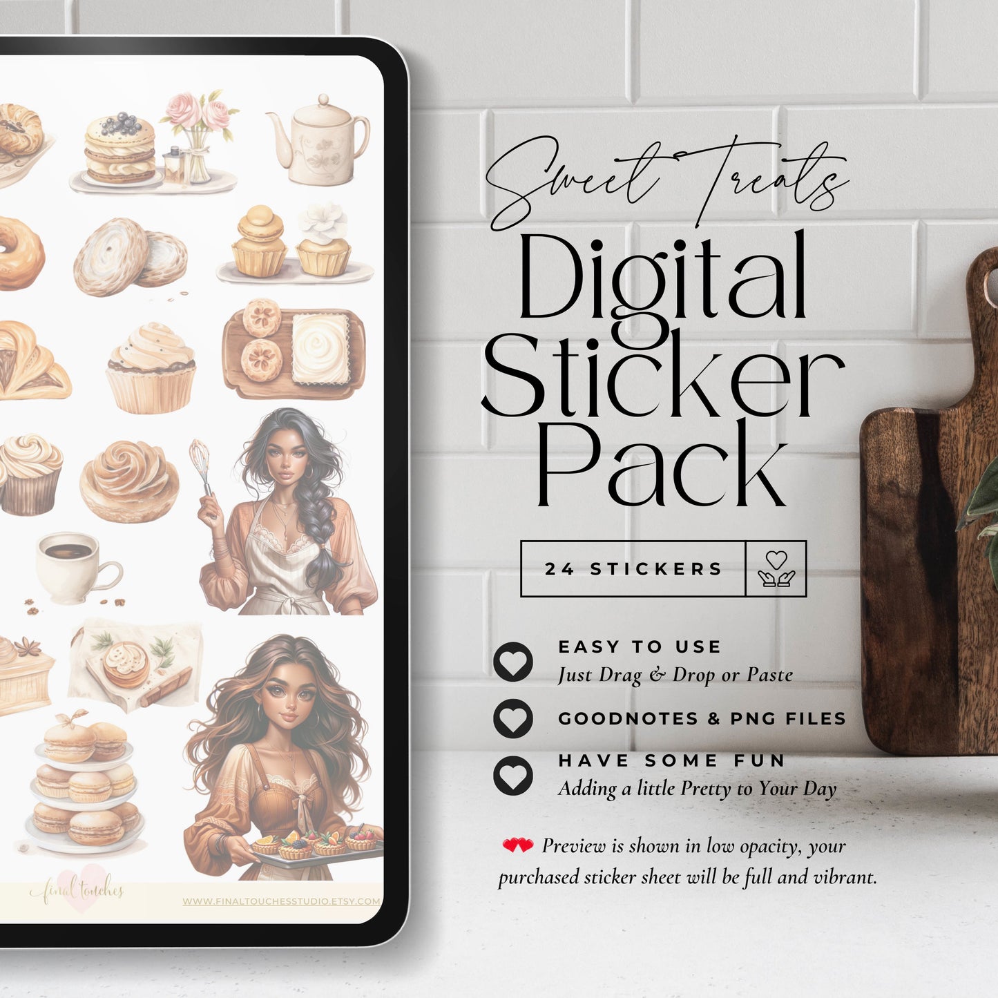 Sweet Treats Digital Stickers