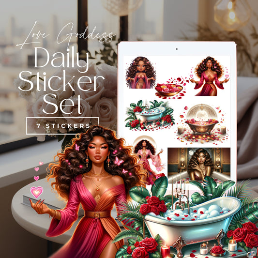 Love Goddess Daily Digital Stickers